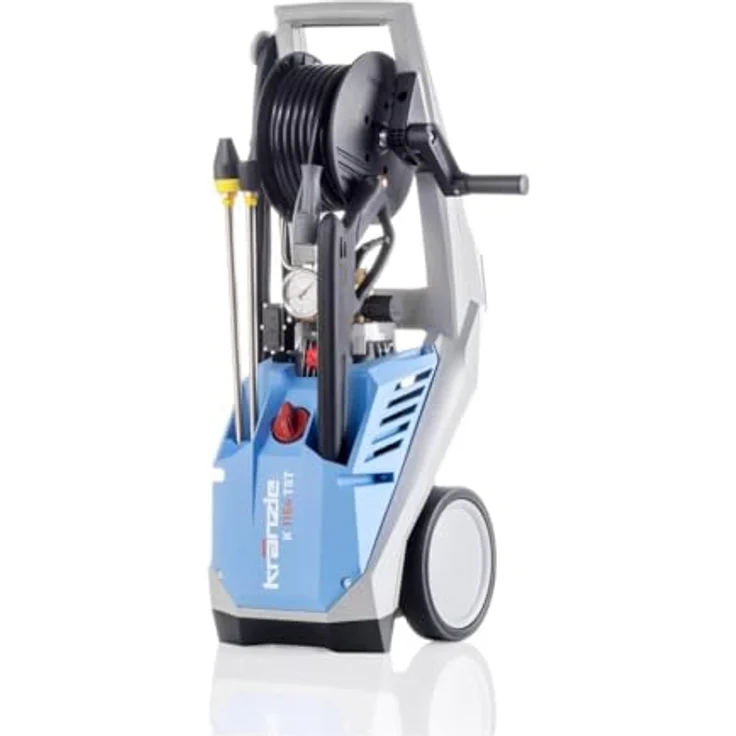 Kränzle Hochdruckreiniger K1154 TST, 140 bar, 2800 W, 600 l/h, D12 System, Totalstop-System, Edelstahl-Lanzen, 15 m Hochdruckschlauch – Bild 1