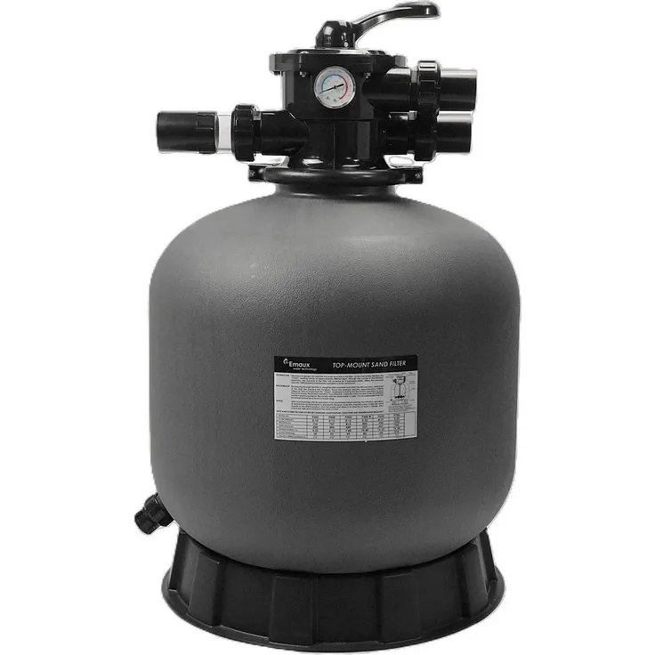 Poolstar Poolex OPTI TOP Sandfilteranlage Ø 18", 7,8 m³/h Leistung, 6-Wege-Top-Ventil, 50 mm Anschlüsse