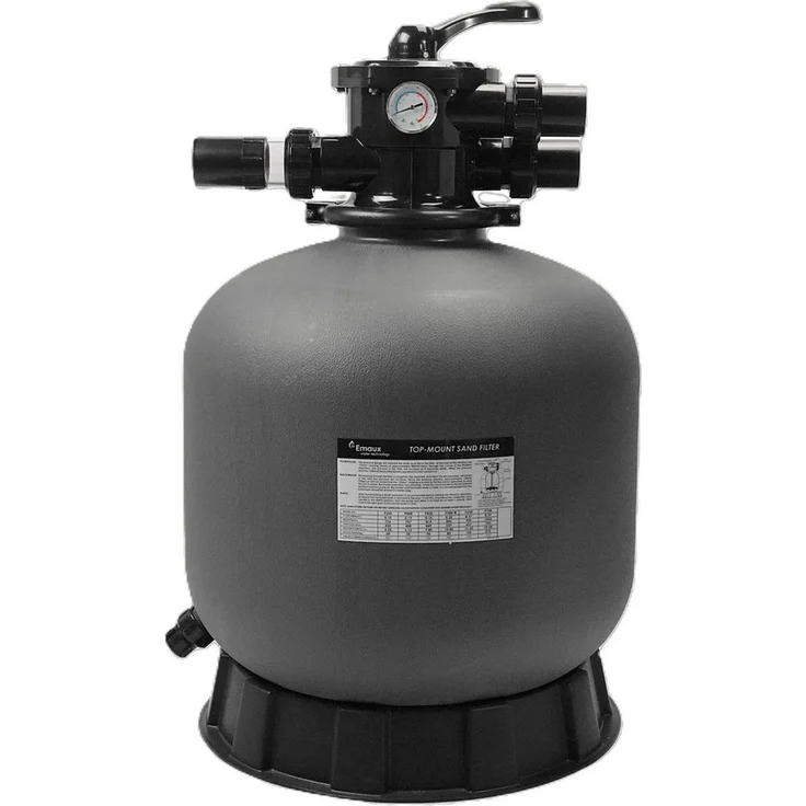 Poolstar Poolex OPTI TOP Sandfilteranlage Ø 18", 7,8 m³/h Leistung, 6-Wege-Top-Ventil, 50 mm Anschlüsse