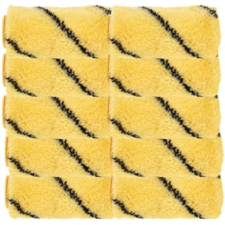 HARDY WORKING TOOLS Hardy 10 Stk. Farbwalze Set, 10 cm Hardstar Malerrolle Ø 30 mm, hohe Saugfähigkeit für Emulsions- und wasserbasierte Farben – Bild 3