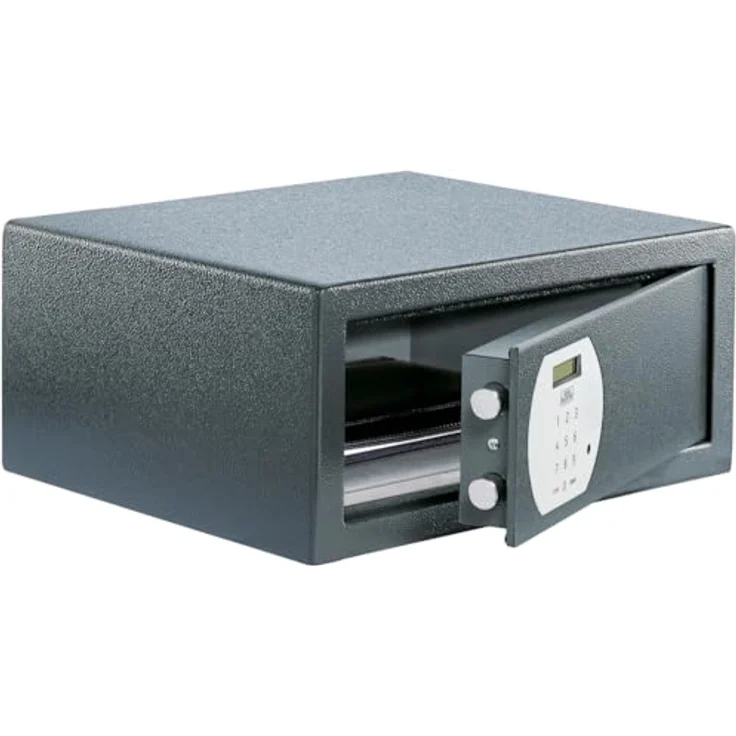 Burg Wächter Möbeltresor Pure-Safe PS 130 E LAP KA 4, anthrazit, elektronisches Zahlenschloss, Hotel Tresor 27,4 l 14 kg – Bild 1