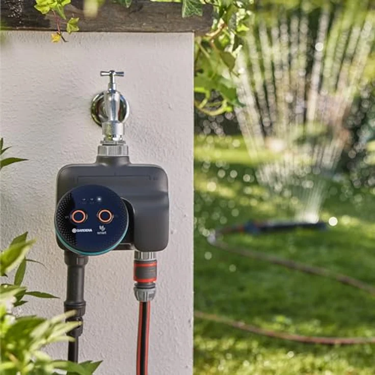 Gardena smart Dual Water Control, Bewässerungssteuerung für zwei unabhängige Gartenbereiche, Smart Home Integration, datengestützte Automatisierung, hochwertige Ventiltechnik – Bild 5
