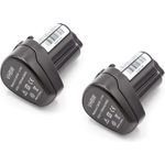 vhbw 2x Akku kompatibel mit Metabo PowerMaxx 12 Basic, PowerMaxx BS, PowerMaxx 12 Pro, PowerMaxx ASE Werkzeug (schwarz, 1500 mAh, Li-Ion, 10,8 V)