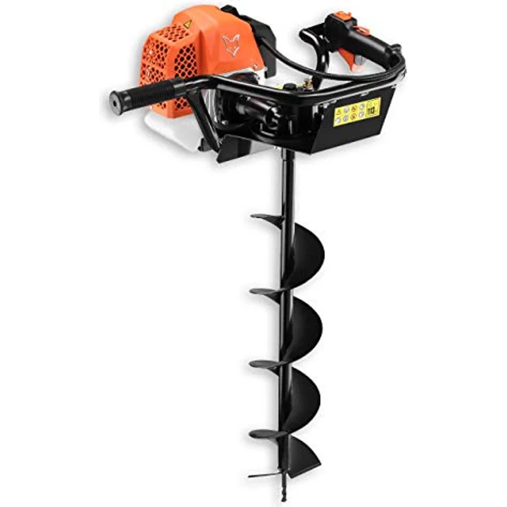 FUXTEC Erdbohrer FX-EB162, mit 100/150/200mm Bohrer, Easy Starter und innovativem Ölkontrollfenster, grün – Bild 3