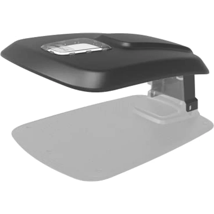 Greenworks schützende Garage für alle Rasenmäherroboter-Modelle und Optimow mit Werkzeugbox Ladestandsanzeige aus UV-beständigem Material (Maße 607mm x 764mm x 426mm)