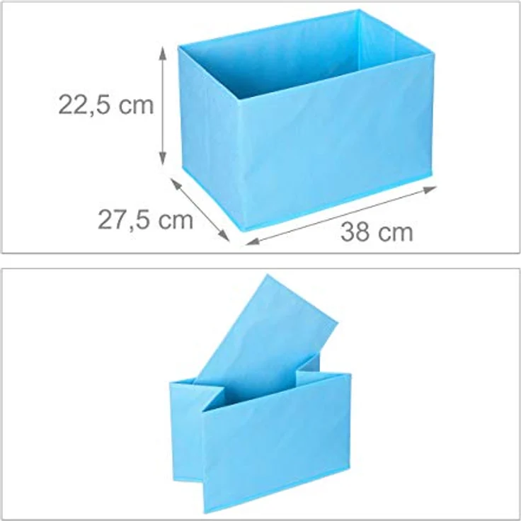 Relaxdays Kinderregal, 4 Boxen, Lagerfeuer Motiv, Spielzeug Aufbewahrung, Kinderzimmer Regal HBT 98 x 82,5 x 30 cm, bunt, 1 Stück – Bild 5