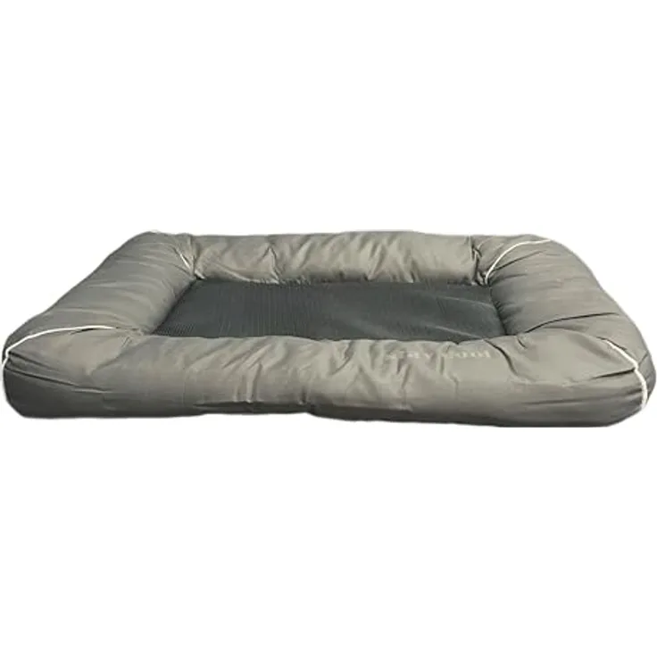 H4L Hundebett Stay Cool selbstkühlend 76x53x7cm Grau - Ideal für mittelgroße Hunde und Katzen