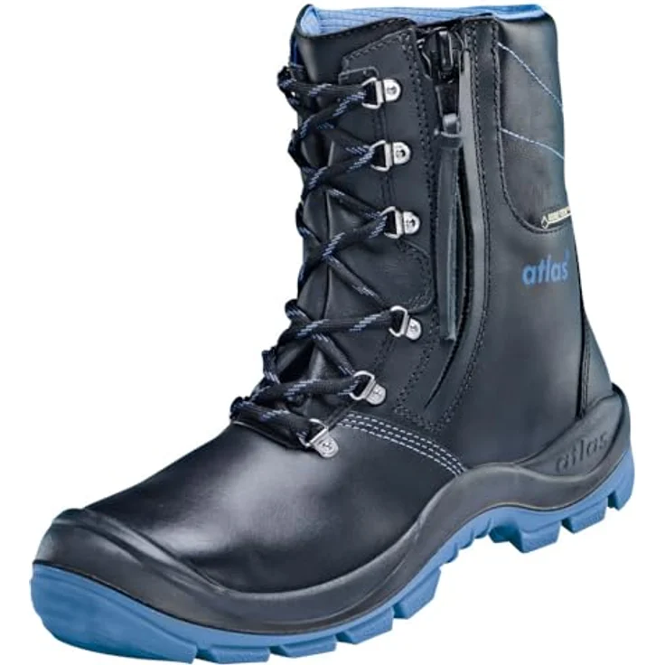 Atlas Schuhe GTX 945 Arbeitsschuh, Waterproofleder, Gore-Tex® Funktionsfutter, schwarz – Bild 2