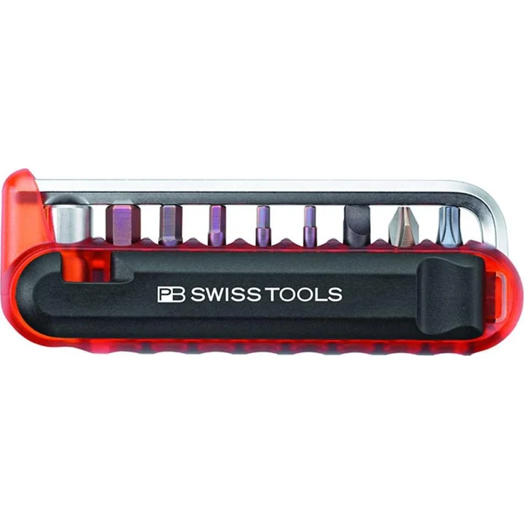 PB Swiss Tools Schraubenzieher PB 470 (Torx (TX), Schlitz, Innensechskant, Phillipps-Kreuzschlitz (PH)) - Fahrrad-Multitool, leicht und robust – Bild 1