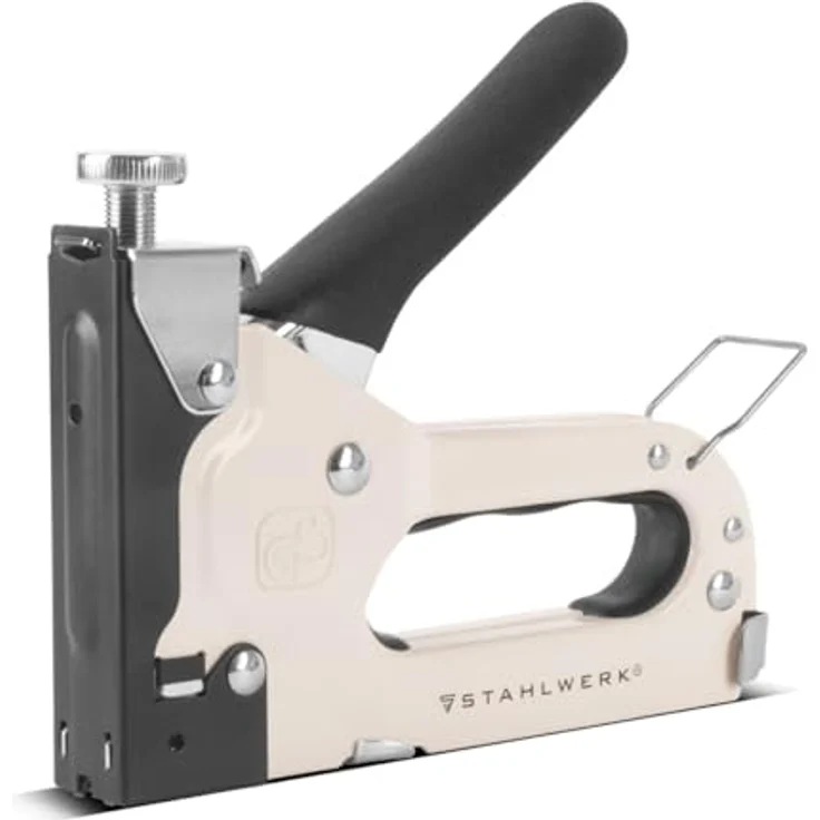 STAHLWERK Handtacker Set HTS-100 ST, inklusive Klammerentferner, 1500 Klammern (500 D-Klammern, 500 U-Klammern, 500 T-Nägel) für professionelle Anwendungen – Bild 9