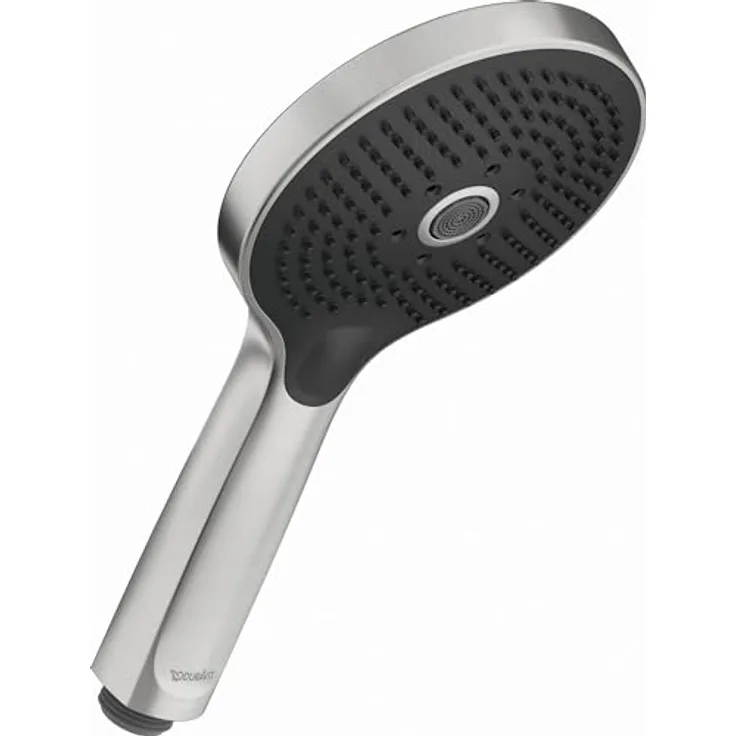 Duravit Handbrause 3Jet Click! 120 MinusFlow, Duschbrause mit 3 Strahlarten und 9,5 l/min Durchflussmenge