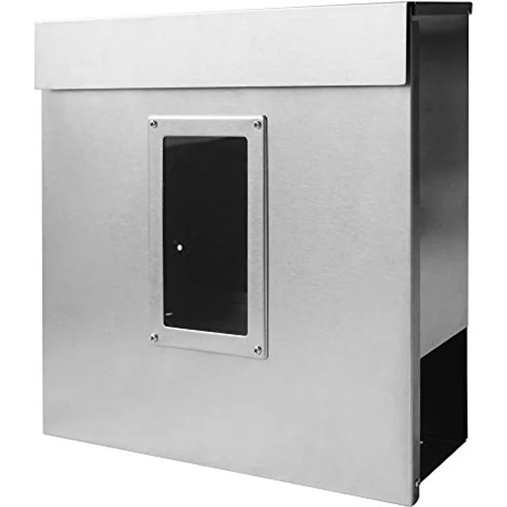 Modern Briefkasten Postkasten Wandbriefkasten Zeitungsfach Zeitungsrolle Stahl V2Aox
