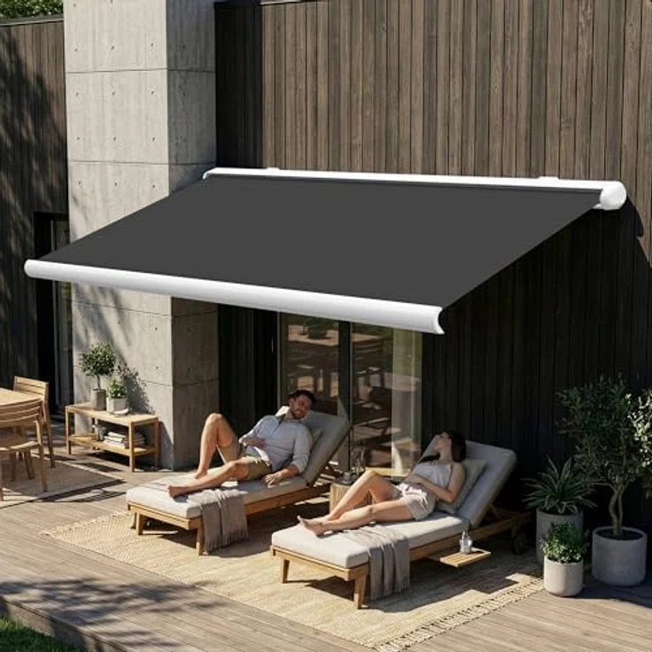 Eclipse Vollkassettenmarkise Eclipse Premium 4,5x3m Grau – Bild 4