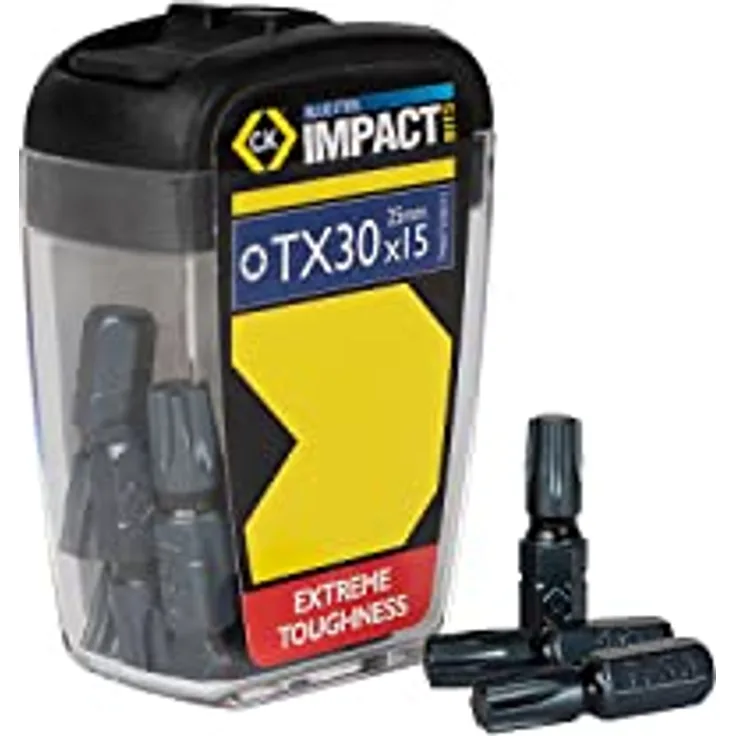 Bits für Schlagschrauber "Blue Steel" 25mm TX30 (Box mit 15 Stück)