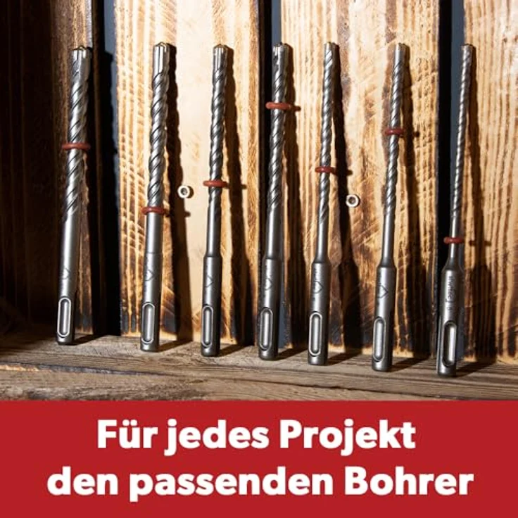 siwitec Betonbohrer SDS PLUS, 10 x 600 mm, Steinbohrer Hammerbohrer Set – Bild 9