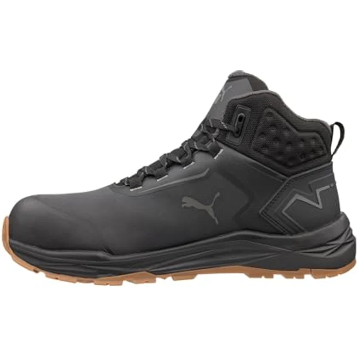 PUMA Safety FUSION CTX MID S7S ESD Sicherheitsschuh, wasserabweisend, mit Fiberglas-Zehenkappe und TRAIL PROTECT XTS-Sohle, Schwarz – Bild 5