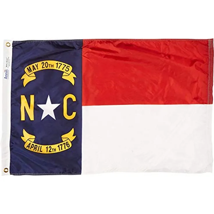 Annin Flagmakers Nylon-SolarGuard NYL-Glo von North Carolina, 2x3 ft. 100% in den USA nach Offiziellen Designspezifikationen hergestellt.