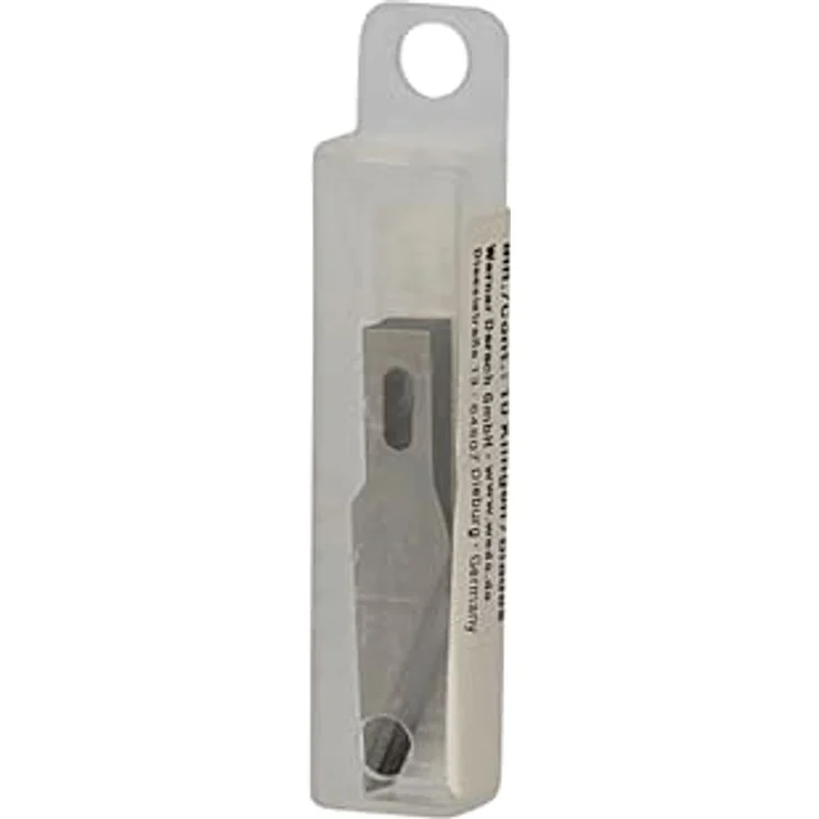 Wedo 7821 Ersatzklingen (für Skalpell und Hobbymesser, spitz, Kunststoffbox) 10 Stück, silber – Bild 6