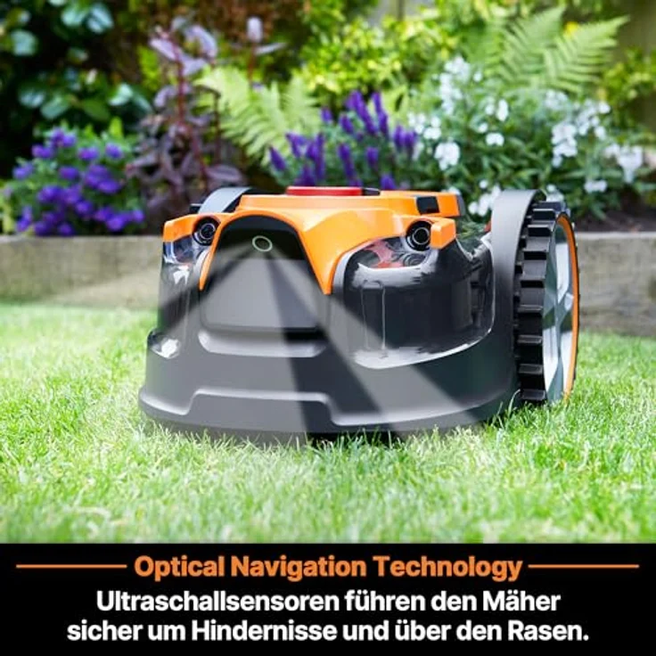 LawnMaster OcuMow™ Roboter-Rasenmäher mit 24V MAX Trimmer-Kombi-Set, optischer Navigation und automatischer Hindernisvermeidung – Bild 6