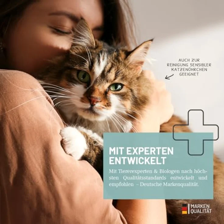 ReaVET Ohrenpflege Finger-Pads für Hunde & Katzen, 50 Stück – Sanfte Ohrreinigung mit grünem Tee & Glycerin für alle Hunderassen und Katzen, hautschonend und effektiv – Bild 3