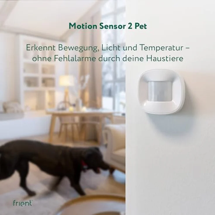 Frient Bewegungsmelder FRIZMOSZB-153, haustierimmuner Motion Sensor 2 PET, Bewegungs-, Licht- und Temperaturüberwachung, Zigbee kompatibel mit Homey und SmartThings – Bild 4
