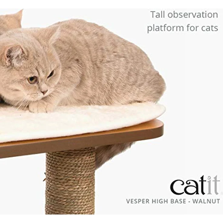 Vesper Kratzbaum V-High Base walnuss – Bild 2