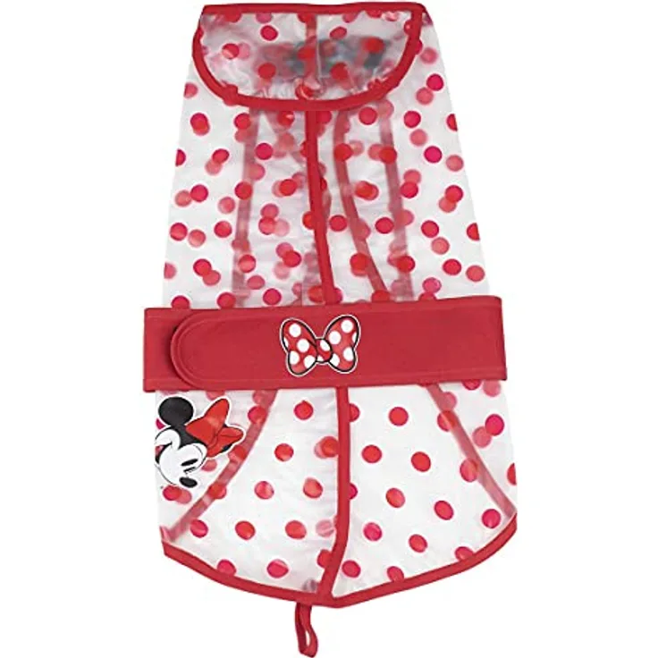 Cerdá - ForFanPets Hunde Zubehör | Minnie Mouse Regenmantel Hund Wasserdicht - Offizielle Disney Lizenz