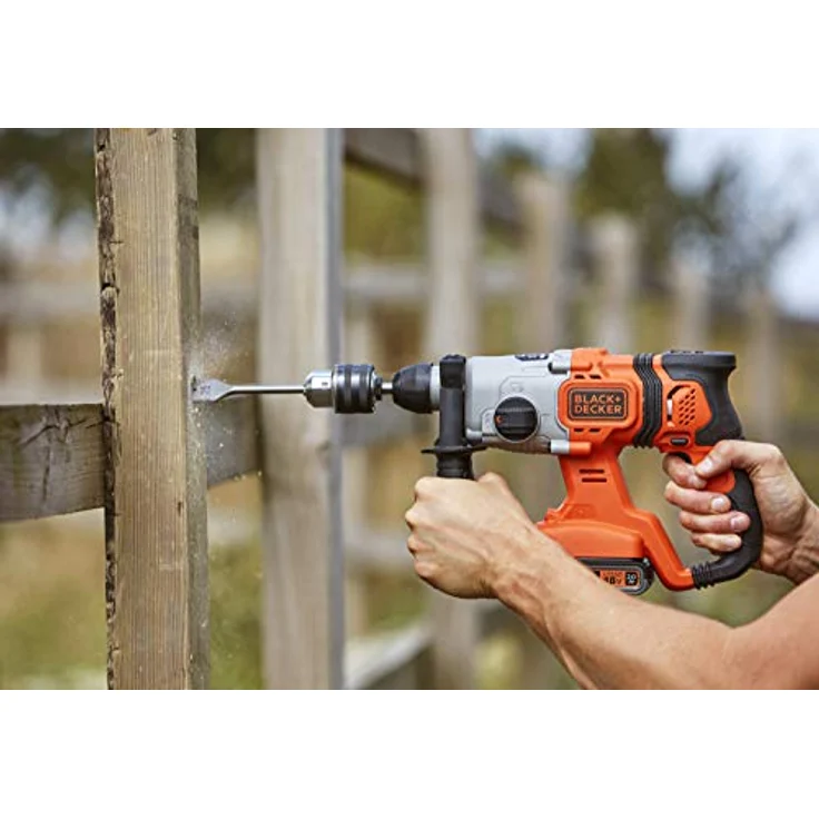 Black + Decker 18V SDS-Plus Akku-Kombi-Hammer OHNE Akku und Ladegerät - BCD900B-XJ – Bild 6