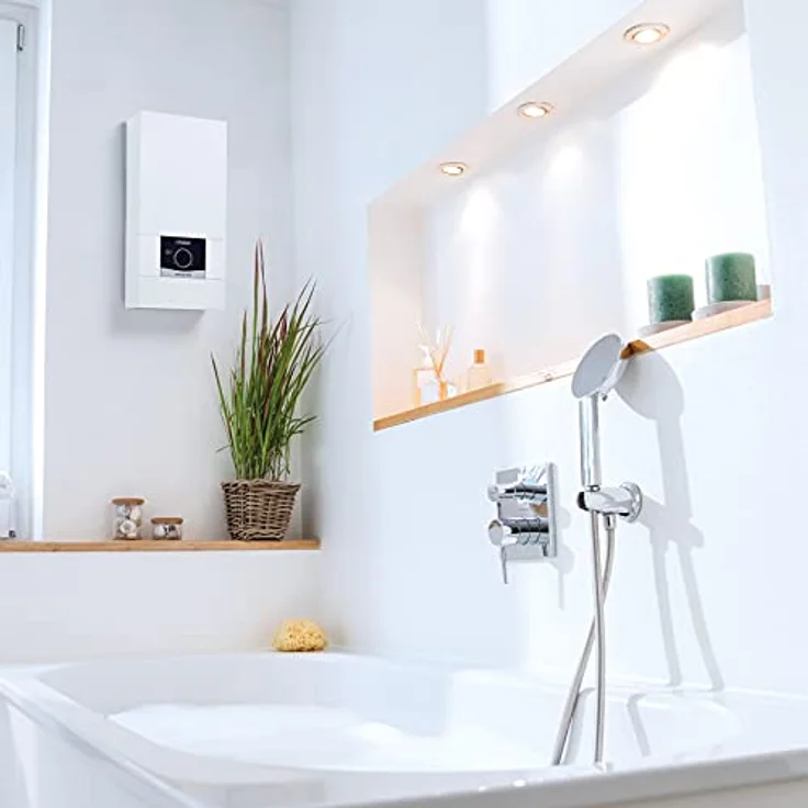 Vaillant VED E 21/8, elektronischer Durchlauferhitzer mit Digitalanzeige, 21kW, druckfest, gradgenaue Auslauftemperatur, Energieklasse A – Bild 3