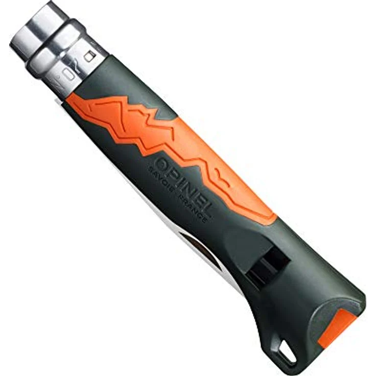 Opinel Outdoor Junior No. 07 Taschenmesser mit Pfeife khaki – Bild 4