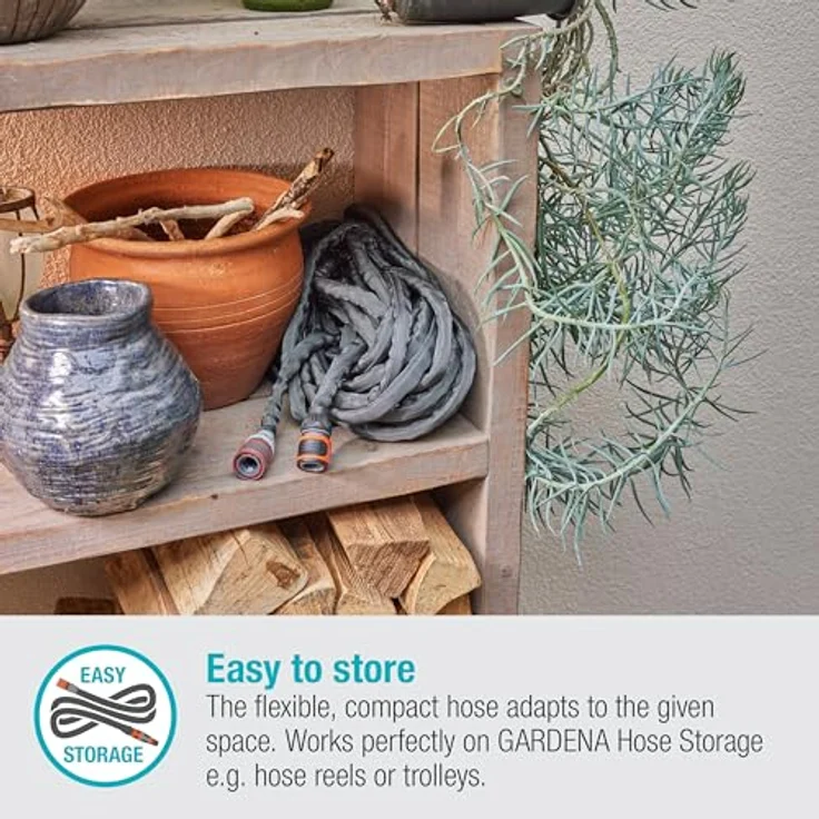 Gardena Textilschlauch Liano Life 1/2", 30 m Set – Bild 6