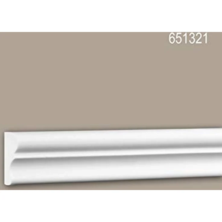 Profhome Zierleiste 651321, Wand- und Friesleisten Set mit 10 Zierleisten, 20 m, extrudiertes Polystyrol (XPS), weiß, leicht und stoßfest – Bild 3