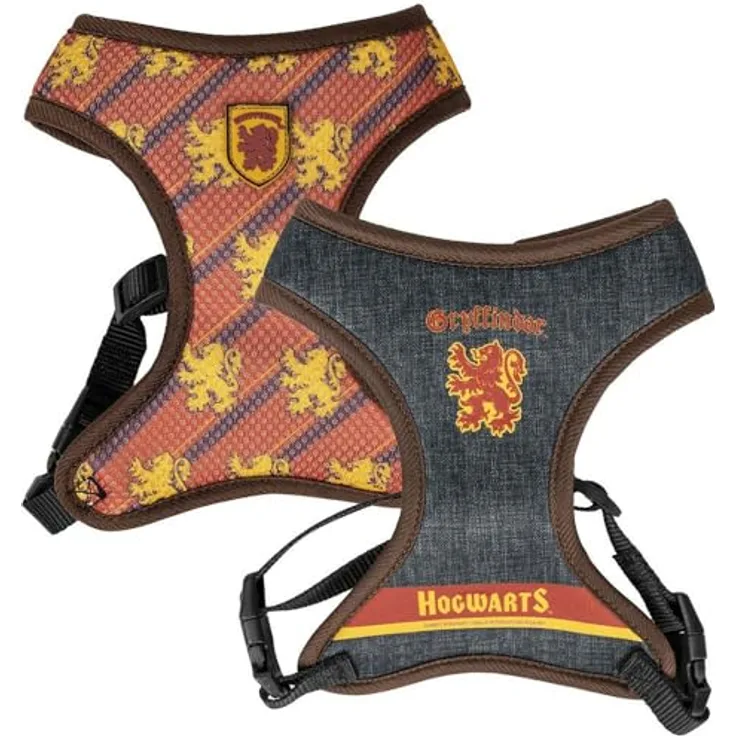 Cerda Hunde-Geschirr Harry Potter Gryffindor, Premium XS/S, 100% Polyester, verstellbare Gurte für optimalen Halt