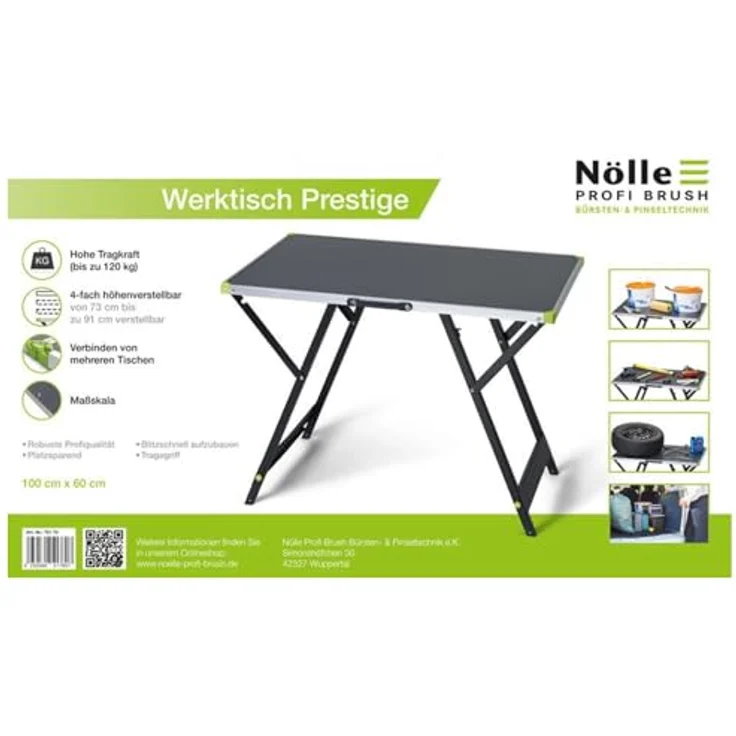 Werktisch Prestige BxTxH730-910mm – Bild 2