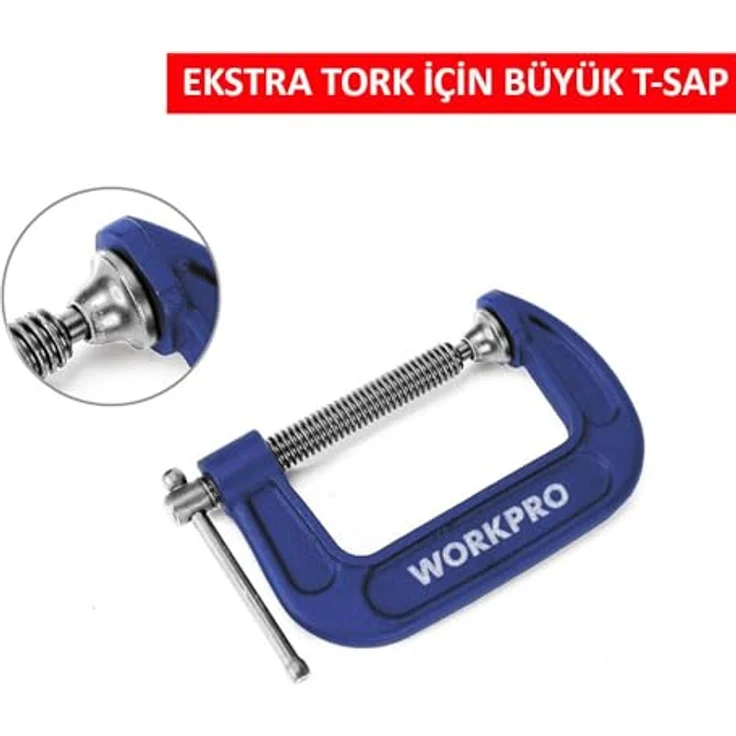 WorkPro Schraubzwinge, ideal für Holz- und Metallbearbeitung – Bild 3