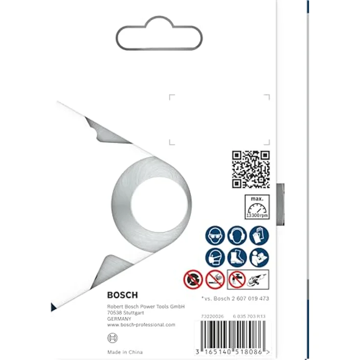 Bosch Professional Diamanttrennscheibe (für Keramik, Ø: 115 mm, BohrungØ: 22,23 mm, Zubehör für Winkelschleifer) – Bild 3