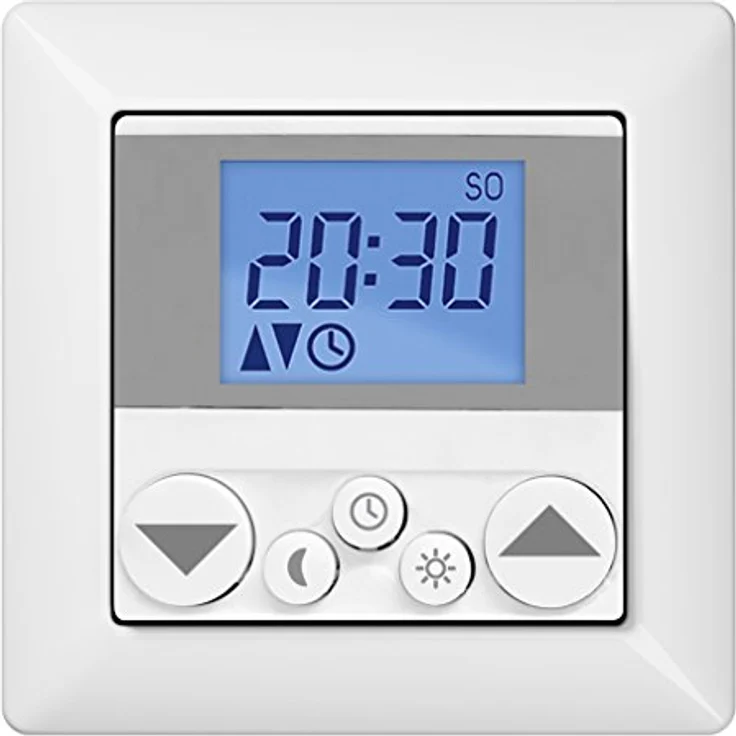 WIR elektronik Zeitschaltuhr Rollladen eUHR eU240, Smart Home-fähig mit automatischer Sommer-/Winterzeitumstellung und Rauchwarnmelder-Signalauswertung – Bild 3