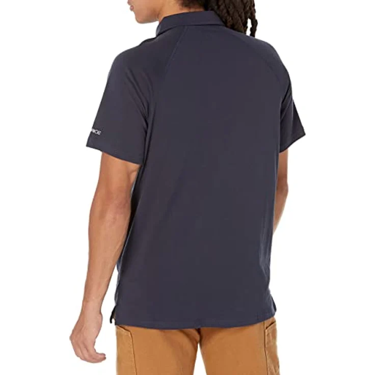 Carhartt Herren Force® Relaxed Fit, mittelschweres, kurzärmliges Pocket Polohemd , Marineblau, L – Bild 2