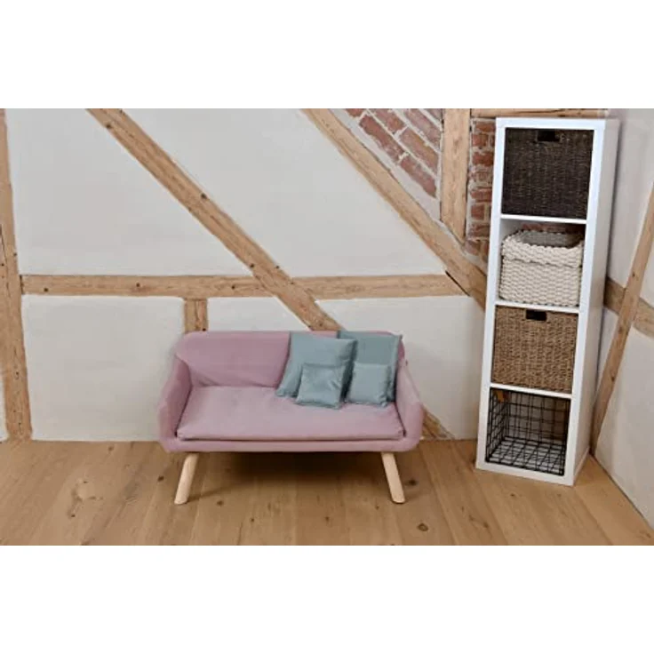Rohrschneider Hundesofa Hundbett Chicago Stoff mit Extra (rosa) – Bild 3