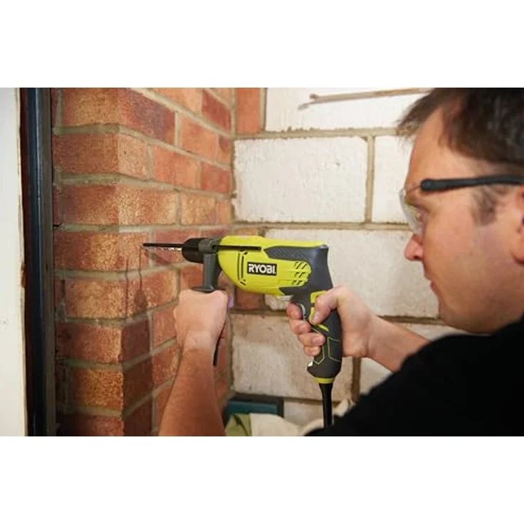 Ryobi 5133002016 1-Gang Schlagbohrmaschine Typ RPD680-K, 800 V, Grün, Schwarz – Bild 3