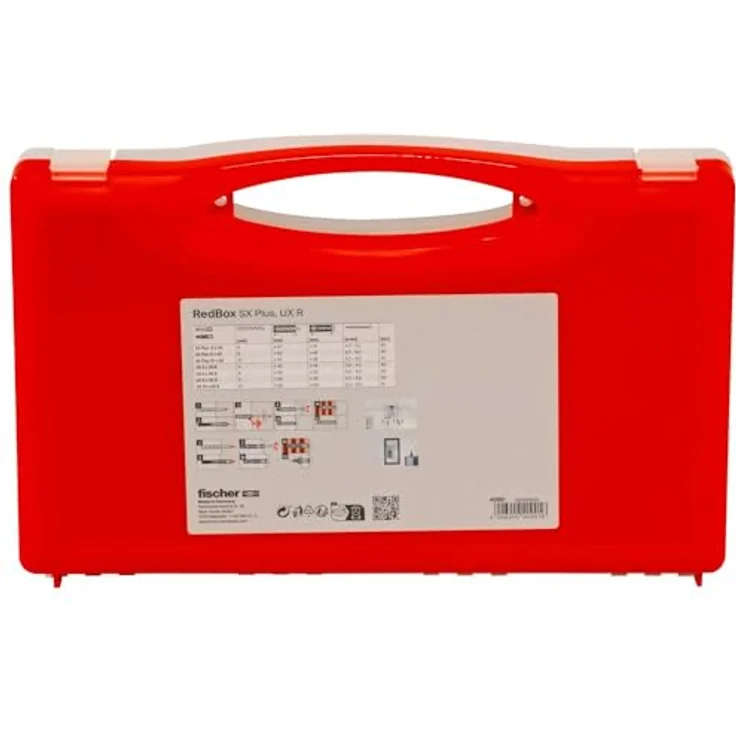 fischer 040991 Sortimentsbox RED-Box mit Universaldübel UX und Spreizdübel SX-Für zahlreiche Baustoffe und vielfältige Anwendungen-290 Teile-Art-Nr. 40991 - Preisvergleich – Bild 3