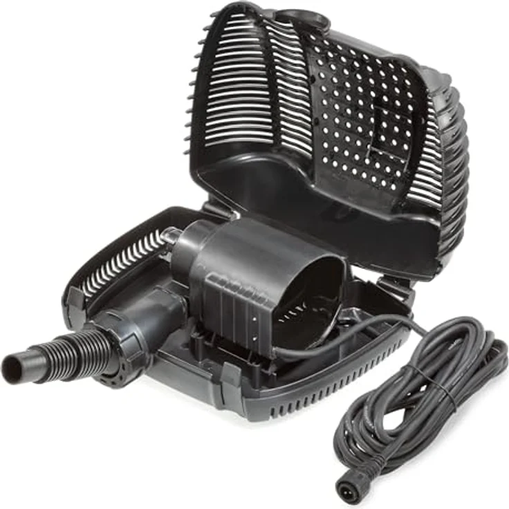 Esotec Solar Einzelpumpe Waterfall 2900 3400, 12-18V/DC, universell einsetzbare Bachlaufpumpe mit 3400l/h Förderleistung, IP68, Schlauchanschluss – Bild 3