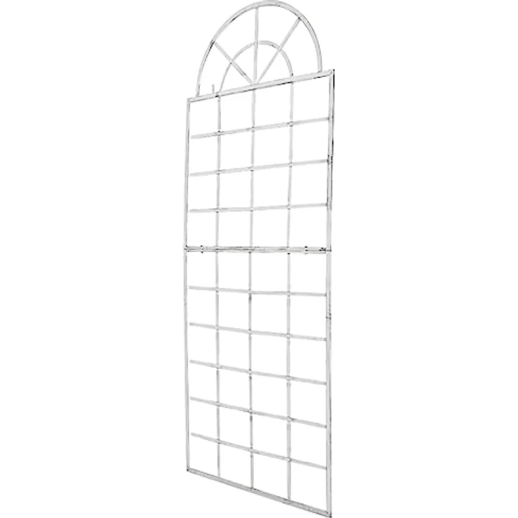 CLP Rankhilfe Viva, 2 St., 2er Set, aus Eisen zur Wandbefestigung, antike Patina, 180 cm x 70 cm, handgefertigt – Bild 3