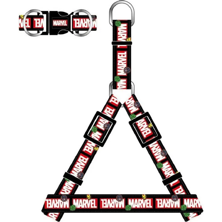 "The AVENGERS Hunde-Geschirr Hundegeschirr – XS Größe, ideal für kleine Hunde mit Marvel-Design in bunt"