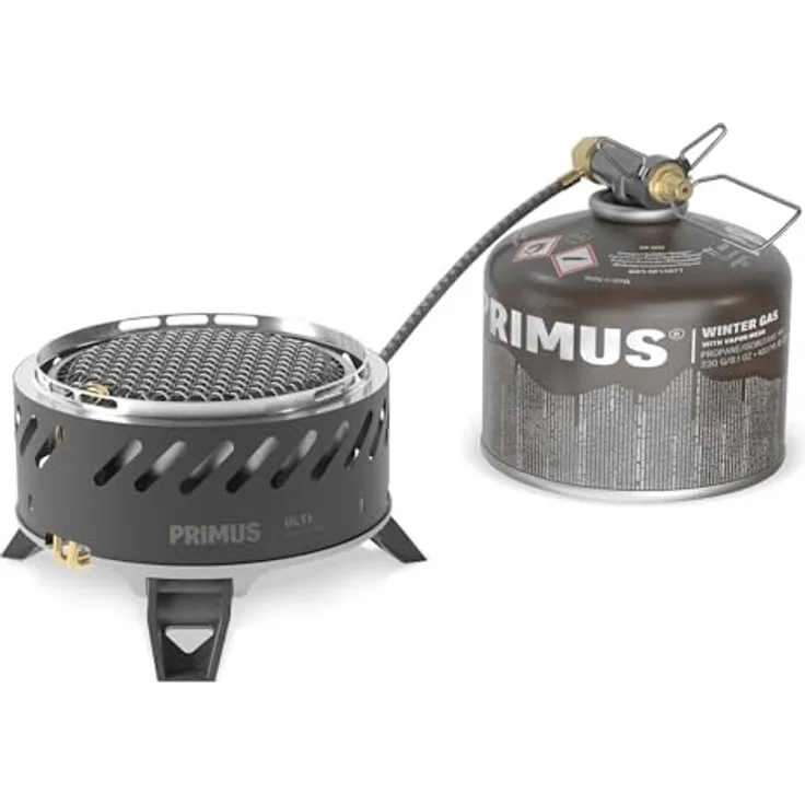 Primus Ulti Stove System, Gaskocher für extreme Wetterbedingungen mit 1 l Topf aus harteloxiertem Aluminium