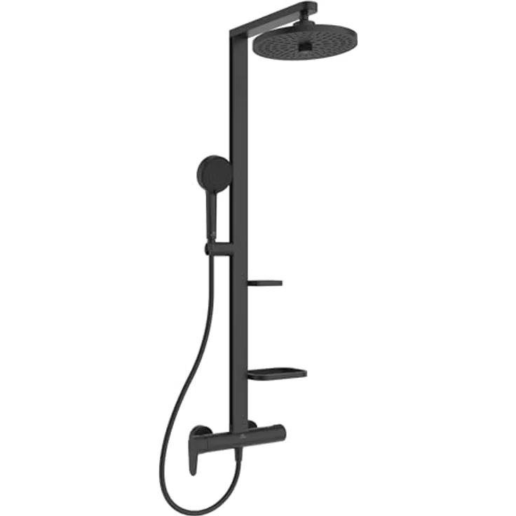 Ideal Standard Duschsystem Ceraflow Alu+, 111.30 cm, Multifunktionsbrause mit Click-Technologie, aus 84% recyceltem Aluminium, chrom-, blei- und nickelfrei – Bild 1