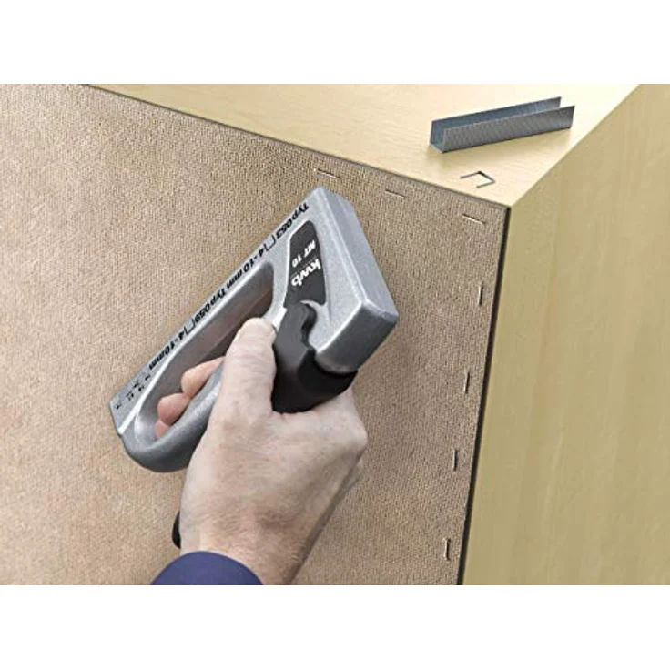 Kwb 053410 Handtacker PROFI TACK MT 10, schwere Metallausführung mit stufenloser Schlagkraftregulierung, für Klammern Typ 053 und 059 bis 10 mm – Bild 5