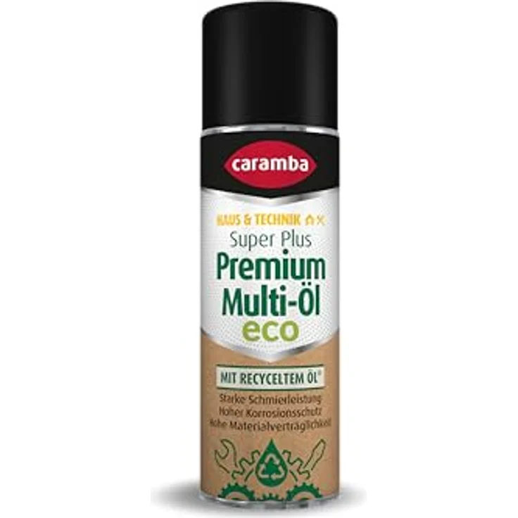 Caramba Super Plus Premium Multi-Öl Eco (300 ml) – Ölspray mit starker Schmierleistung für hohen Korrosions- und Verschleißschutz – besser für die Umwelt mit 25% recycelten Inhaltsstoffen* – Bild 1