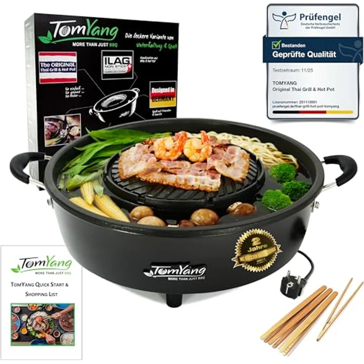 TomYang T-10 Lifestyle-Grill Elektrogrill – Bild 2