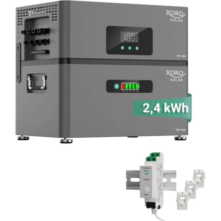 XORO SOLAR ATLAS-D PLUS 2.4 kWh, Hybrid-Energiespeichersystem mit Shelly Pro 3EM für effiziente Eigenverbrauchsoptimierung – Bild 1